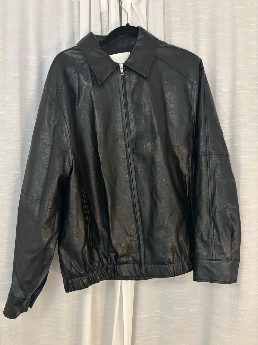 Oak+Fort Faux Leather Jacket